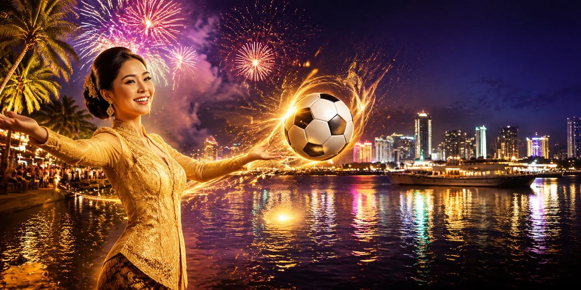 Suasana taruhan bola sepak di Pulau Pinang dengan pakaian tradisional kebaya Melayu